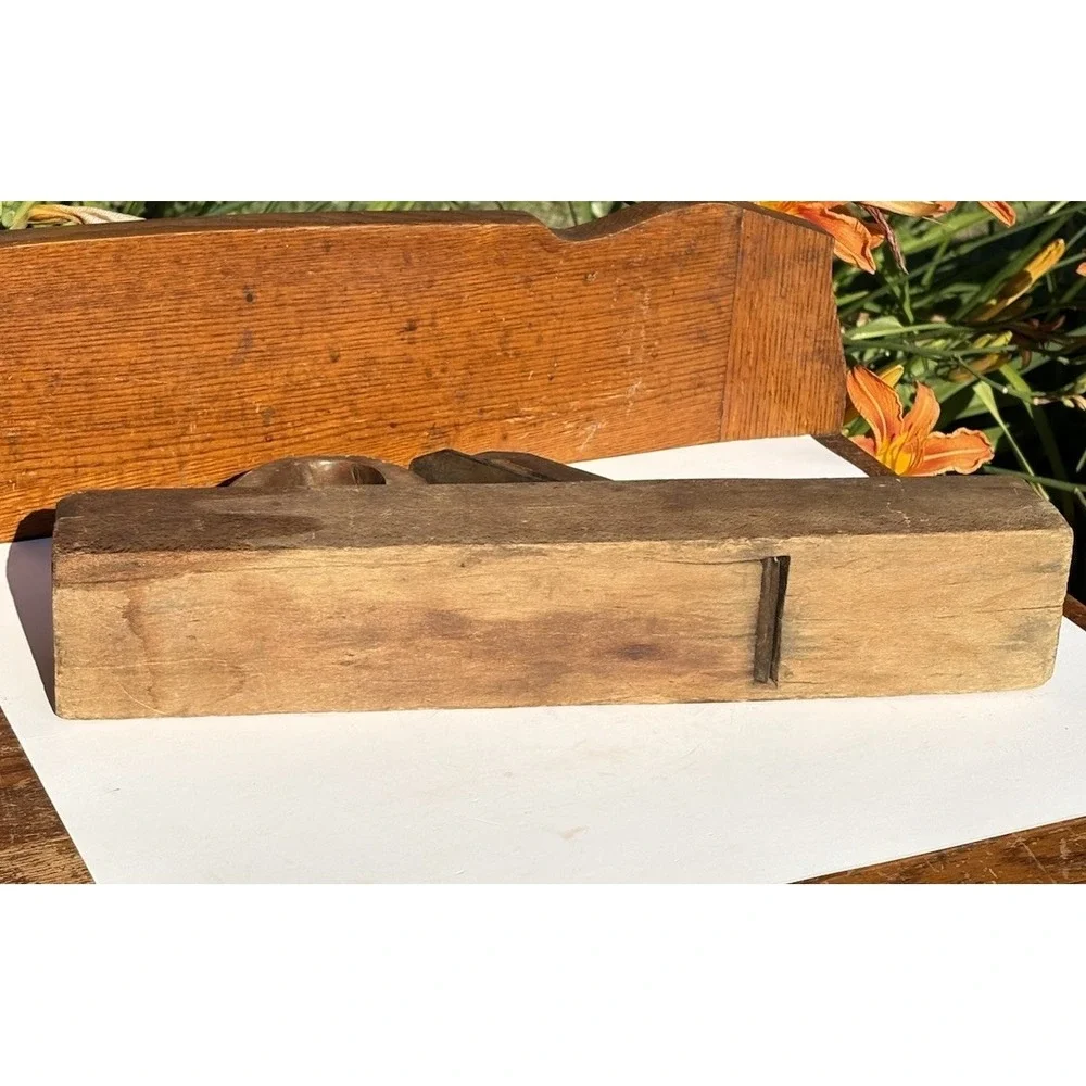 Vintage Wooden Block Plane Woodworking 16